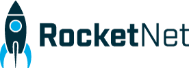 RocketNet Logo Dark